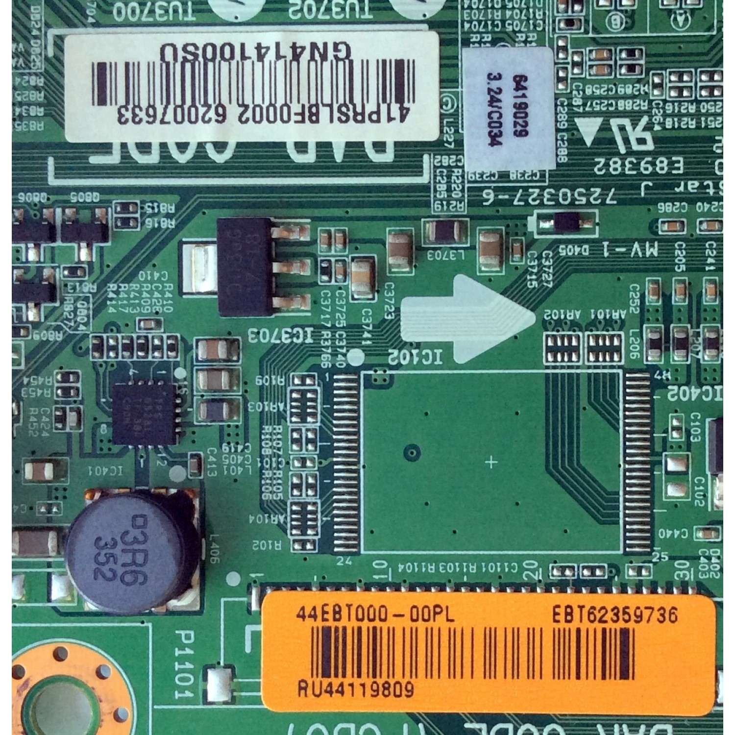 MAIN / LG EBT62359736 / EAX65049107 (1.0) / 41PRSLBF0002 / 62007633 / PARTES SUSTITUTAS CHECAR EN DESCRIPCIÓN / 47LN5400-UA AUSQLJR / 47LN5400-UA AUSYLJR / PANEL LC470DUE (SF)(R1) - Imagen 2